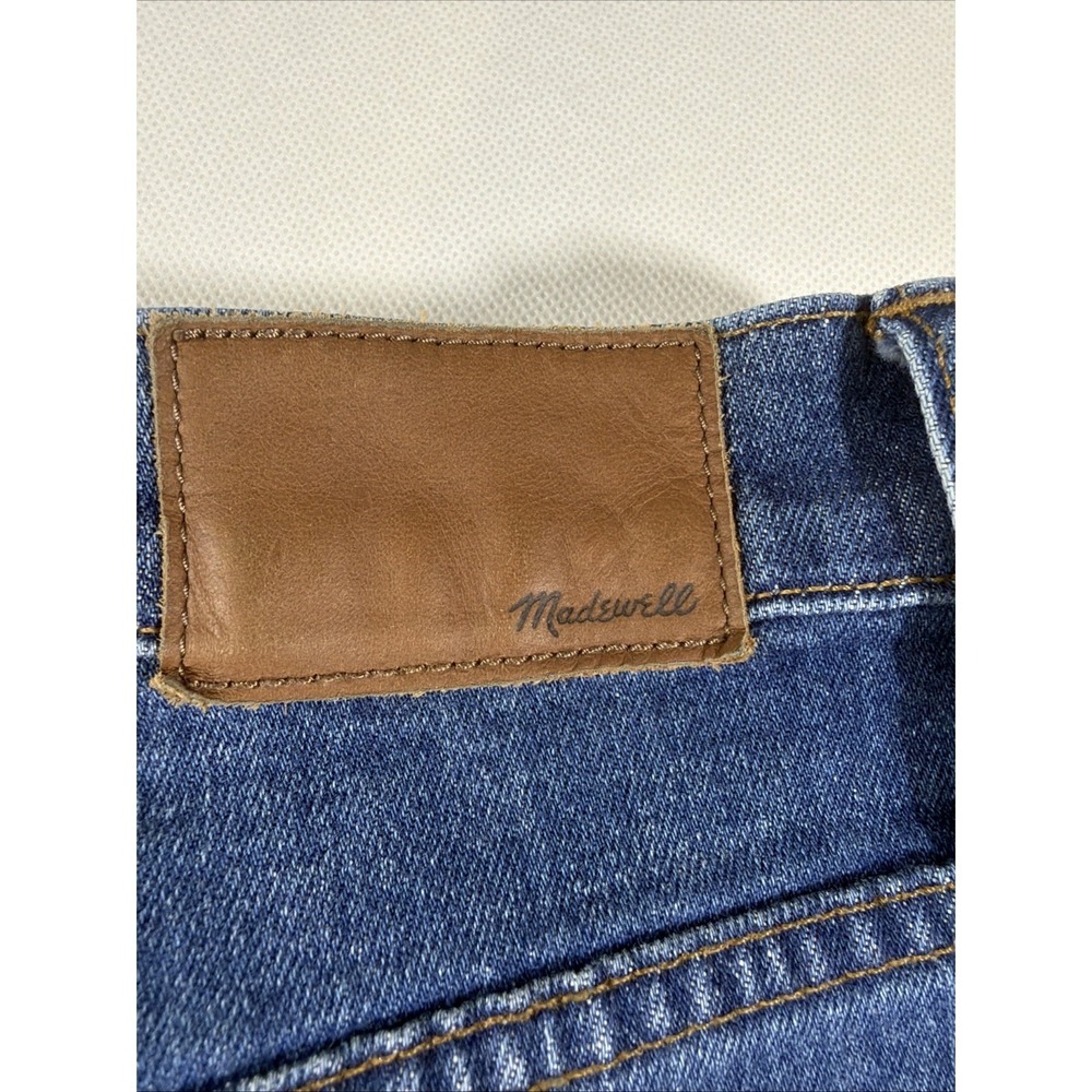 Madewell The Slim Boyjean Floral Embroidered High Rise Straight Leg Jeans 30 - Picture 13 of 16